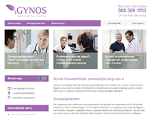 Tablet Screenshot of gynos.nl